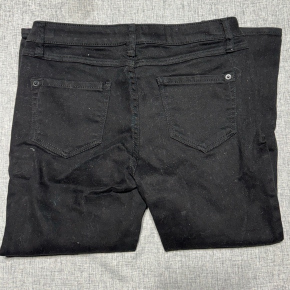 No Boundaries Black Cropped Jeans Size 9 - Picture 5 of 7